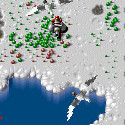 Im Verlauf des Spiels verschlägt es die Roboter auch auf klirrend kalte Eisplaneten (Screenshot: Zod)